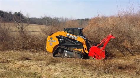 mini track loader mulcher|mulching attachment for bobcat.